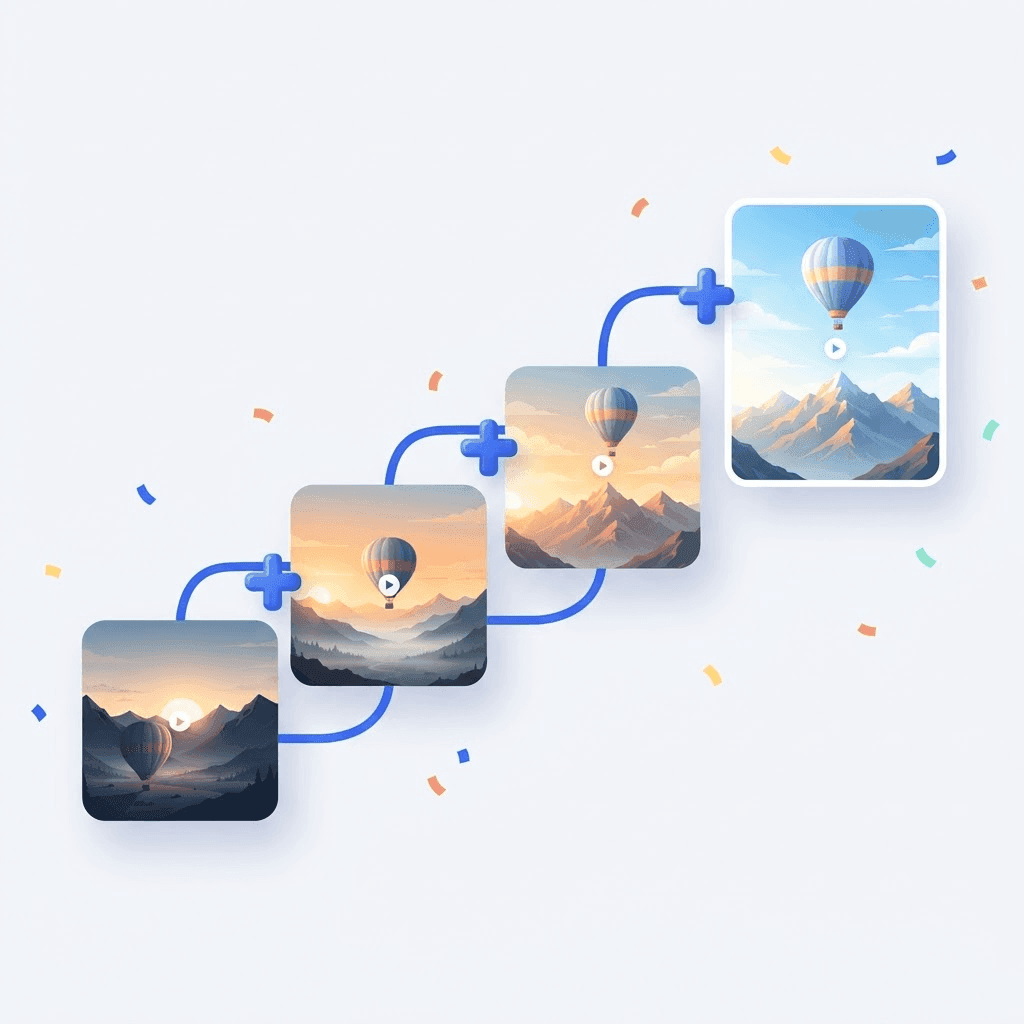 Chain Extensions Into a Full Scene.