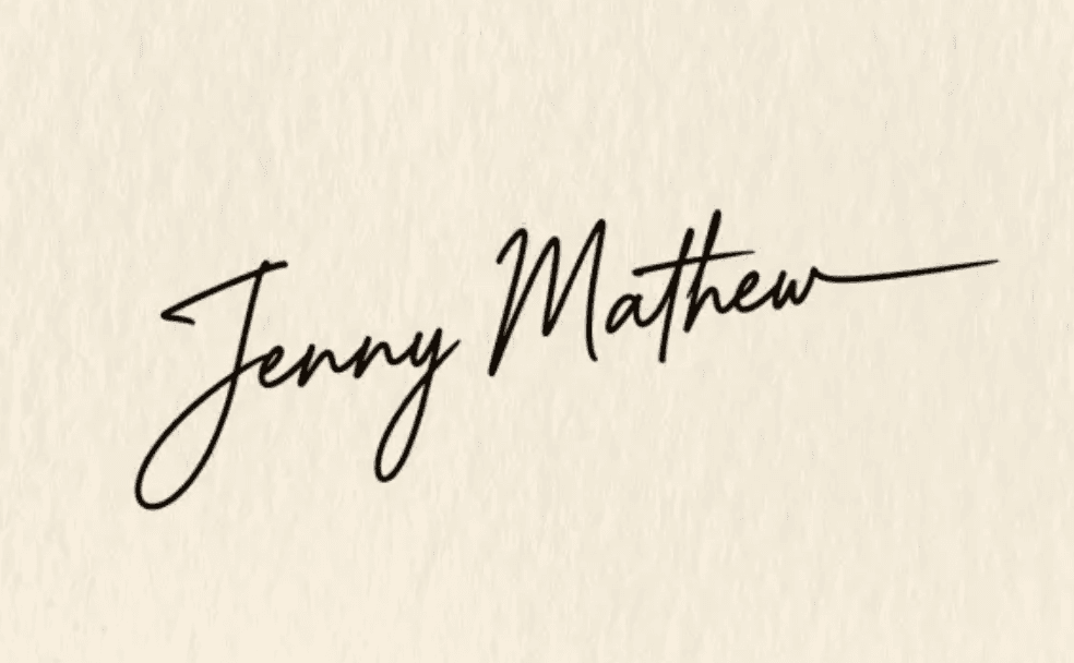 Handwriting text effect example